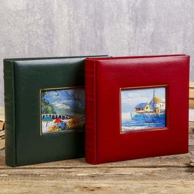 Фотоальбом Climax, 200 фото, винил, рисунок маслом, МИКС