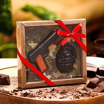 Набор из молочного шоколада «Армейский», 110 г