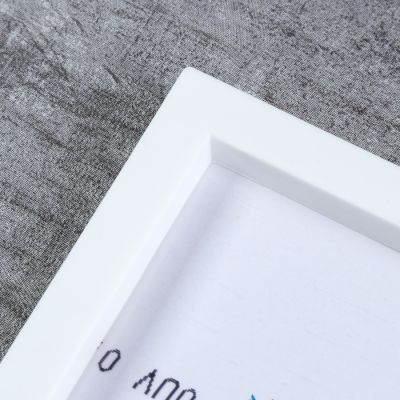 Фоторамка пластик L-3 21х30 см, белый, с небьющимся стеклом