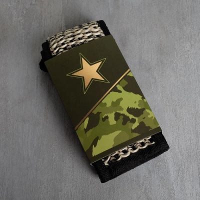 Набор "23 Февраля" гель для душа пуля 200 мл мужской парфюм, мочалка