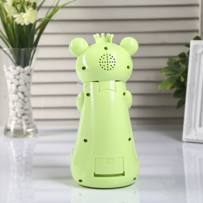 Копилка пластик для монет "Лягушка-зубастик" 2АА музыка 21,5х15х9,5 см