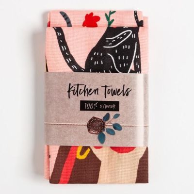 Набор полотенец кух. "Доляна" Hello spring 35х60см-2шт, 100% хл