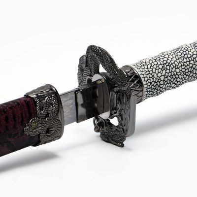 Сувенирное оружие «Катана на подставке», с головой кобры, 108 см