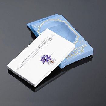 Набор подарочный 2в1 (ручка, брошка) микс