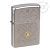 Зажигалка ZIPPO 205 "Zippos" с покрытием Satin Chrome