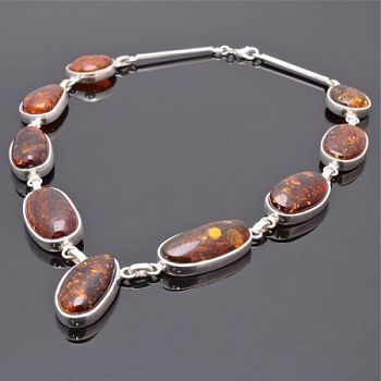 Колье Янтарь "Балтийская осень" арт. ЯК-1430