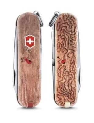 0.6223.L1706 Нож перочинный Victorinox Classic LE2017 "Woodworm" 58мм 7функций
