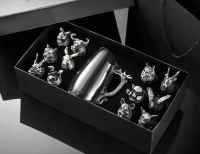 Подарочный набор: графин и стопки-перевертыши (в подарочной коробке)