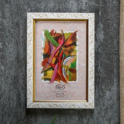 Фоторамка "Медальон" пластик 10х15 см