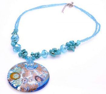 Подвеска Муранское ст.  "Венеция" арт. пМСТ-1207