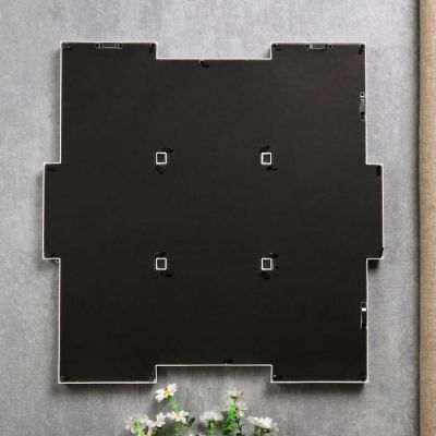 Фоторамка пластик на 9 фото 13х18 см "Большая семья" белая 52х52 см