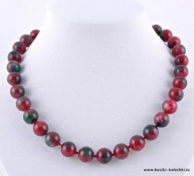 Бусы имитация Турмалина  " Классика №12" арт. НТУ-1(12)-48-1