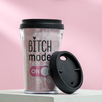 Термостакан "Bitch mode", 250 мл, сохраняет тепло 2 ч