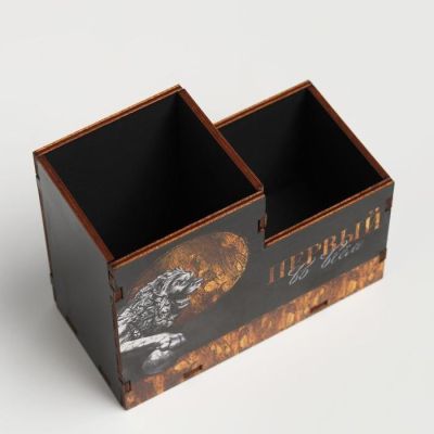 Органайзер для канцелярии «Первый во всем», 13 х 10,5 х 6,5 см