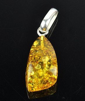 Кулон Янтарь "Золотой дождь" арт.ЯК-176