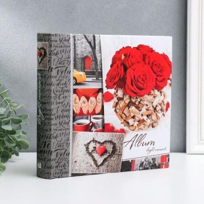 Фотоальбом "Розы" на 200 фото, 50 листов, 10х15 см