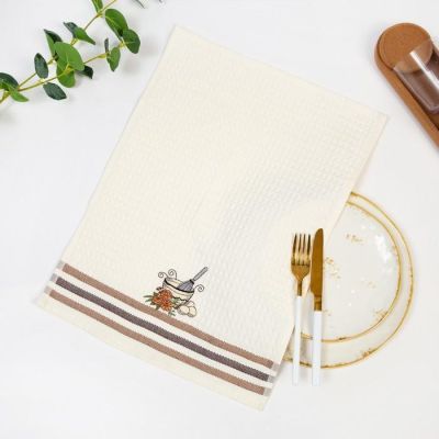 Набор вафельных полотенец 35х45 см KASE-372, 6  шт