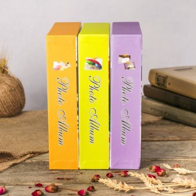 Фотоальбом на 80 фото 10х15 см "Яркий зонт" в коробке МИКС 23х19,2х5 см