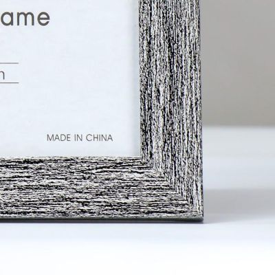 Фоторамка пластик 13х18 см "Серо-чёрная древесина" 20,5х15,4х0,9 см