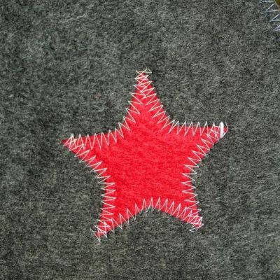 Шапка для бани и сауны "Буденовка" темная