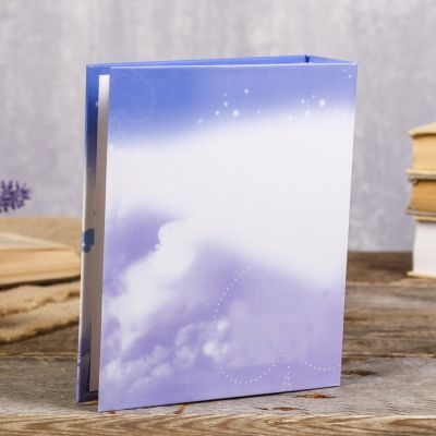 Фотоальбом на 40 фото 10х15 см "Башни и карты" в коробке МИКС 17х14х5 см