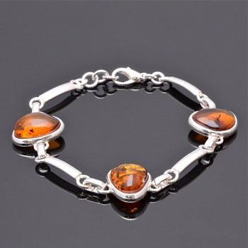 Браслет Янтарь "Осеннее танго" арт.ЯК-1391