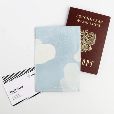 Гифт-бокс "Расцветай!", ремень, обложка для паспорта, визитница и ежедневник