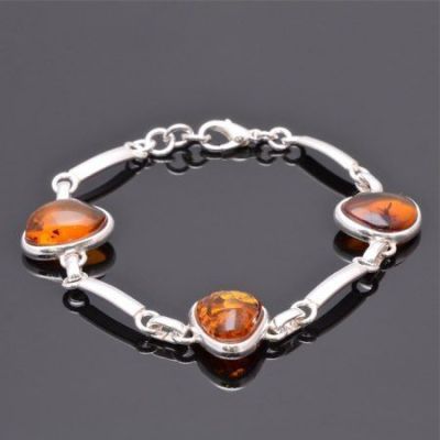 Браслет Янтарь "Осеннее танго" арт.ЯК-1391