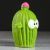 Копилка "Кактус", глянец, зелёный цвет, 17 см Копилка "Кактус", глянец, зелёный цвет, 17 см