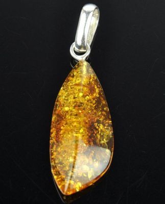 Кулон Янтарь "Золотой дождь" арт.ЯК-175