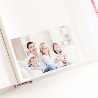 Фотоальбом на 300 фото 10х15 см "Голубой мрамор с золотом" в коробке МИКС 33,5х23х5,5 см