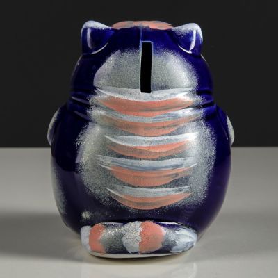 Копилка "Кот Колобок", покрытие лак, разноцветная, 17 см, микс