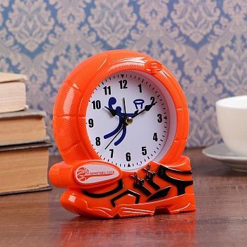 Будильник "Баскетбол", 14х12 см микс