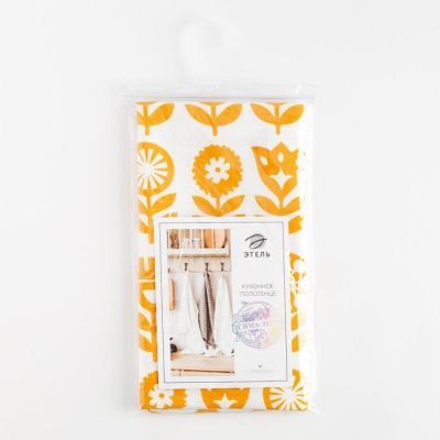 Полотенце Этель Yellow garden 40х73см, 100% хл, саржа 190 г/м2