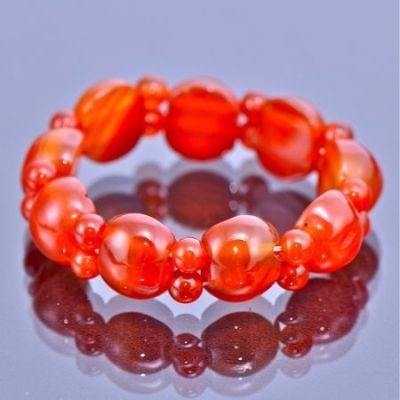 Браслет Сердолик "Гера" арт. бП379