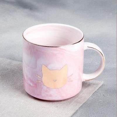 Кружка с подставкой «Мяу», 350 мл, Ø 9 см