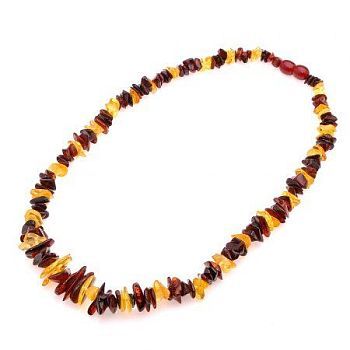 Бусы Янтарь "Солнечная россыпь" арт.НЯН-п464