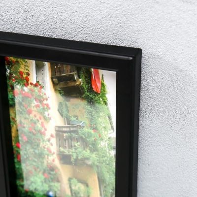 Фоторамка пластик на 10 фото 10х15, 13х18 см "Воспоминания" чёрная 40х73,5 см