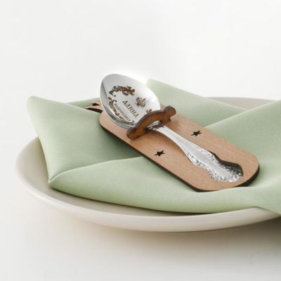 Ложка именная, чайная, с гравировкой "Алина", h=14