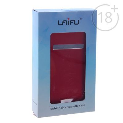 Портсигар "Элеганс" для тонких сигарет, микс, 10.6х6 см