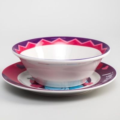 Набор посуды «Мечтай!», 4 предмета: кружка 200 мл, миска d=14 см, тарелка d=16,5 см, коврик в подарочной упаковке Принцессы Дисней