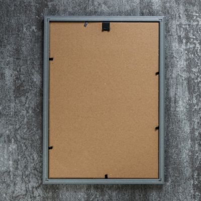 Фоторамка "Серебро матовое" пластик 21х30 см