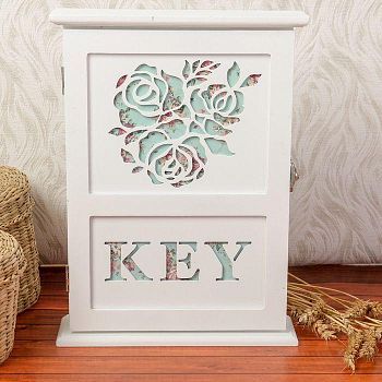 Ключница дерево "Розы. Прованс" 29,5х22х6 см