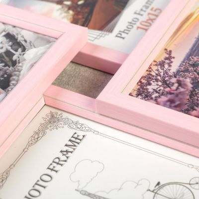 Фоторамка "Розовая" 29х29 см на 4 фото 10х15 см