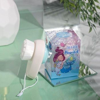 Щётка массажёр мини Mermaid, 5,5 х 7,5 см