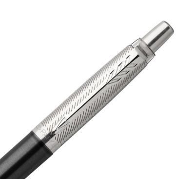 K 163 Шариковая ручка Parker 2016 Tower Grey Diagonal CT Jotter Premium M Blue (арт-1953194)