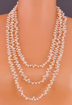 Бусы Жемчуг "Облепиха" арт.П2076