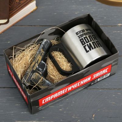 Подарочный набор "Всегда прав", кружка, мыло