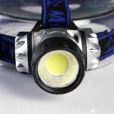 Фонарь налобный, "Мастер К.", 3 ААА, 5 х 7 см