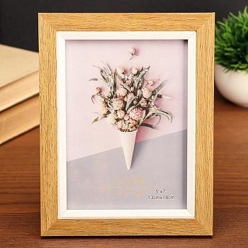 Фоторамка пластик 13х18 см "Бук с белым обрамлением" 22х17х1 см